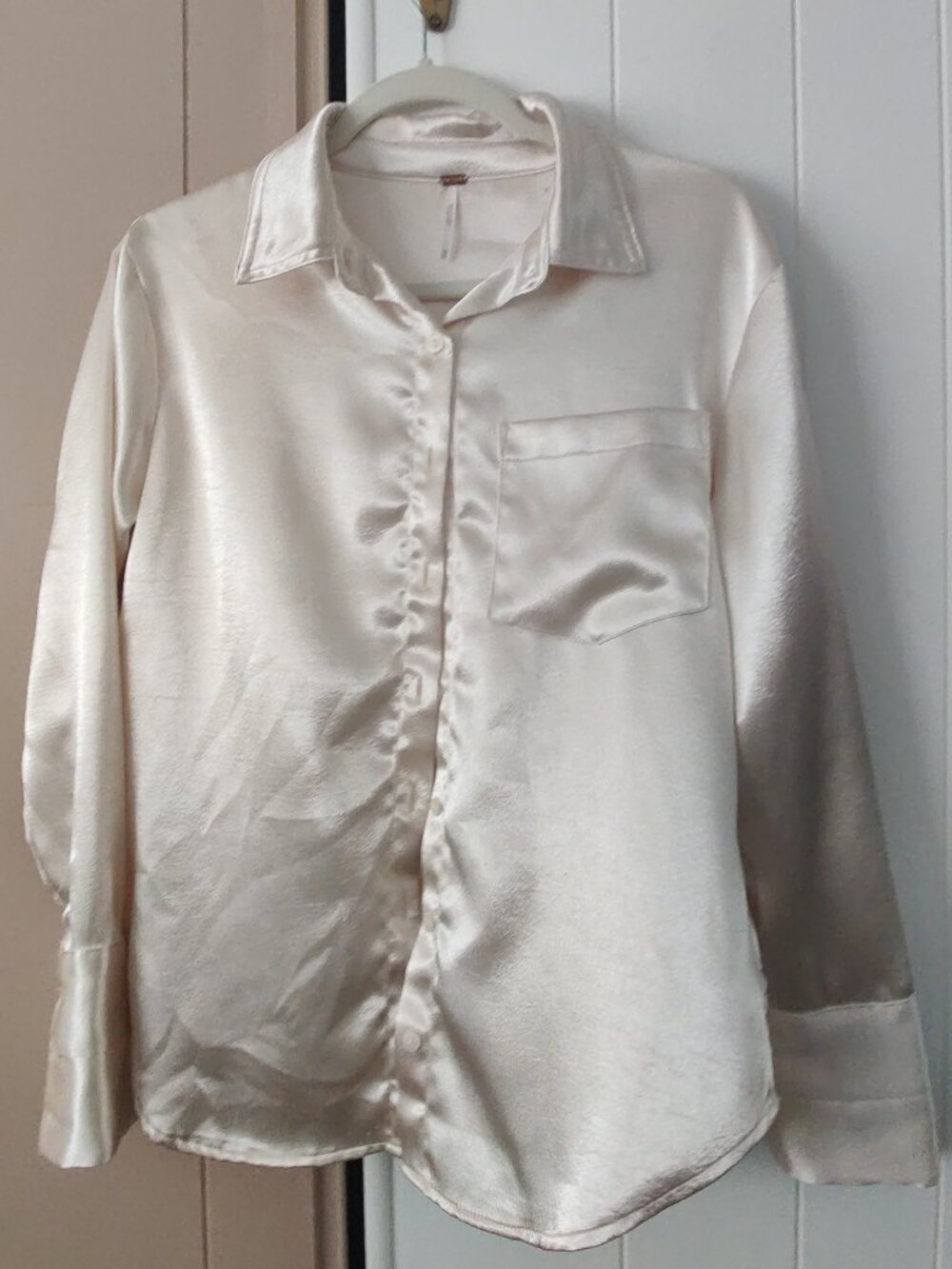 Free People Button Down Slightly Oversized